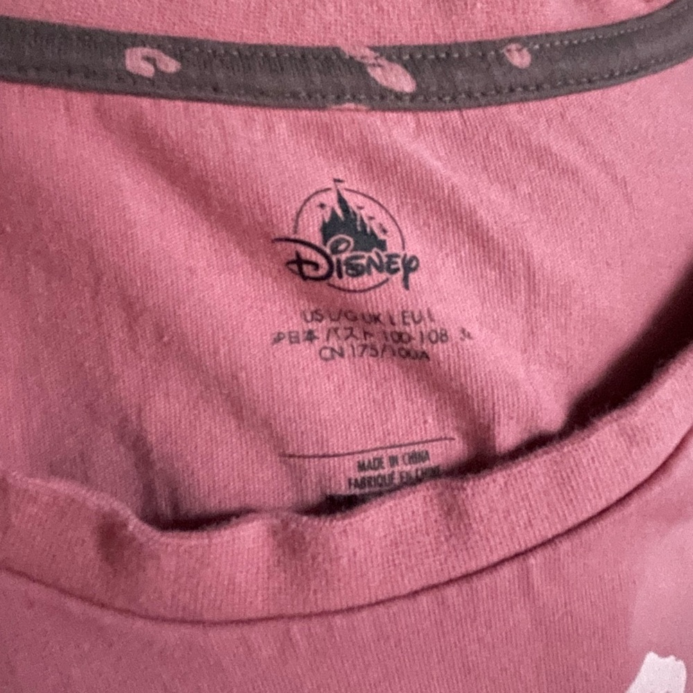 Disney Minnie Mouse long sleeved pullover with leopard print detail. - Picture 3 of 4